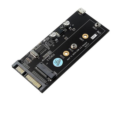 key b转sata 带usb接口m.2 ssd固态硬盘转sata转接卡